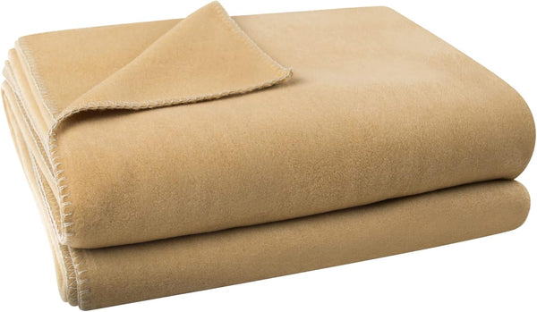 Pătură Zoeppritz în culoarea: Bej, Fabricat din 65% Poliester, 35% Viscose, Dimensiune: 160X200 Cm, 103291-810-160X200, 810 Camel Paturi si Cuverturi 'zoeppritz since 1828' Titlu implicit