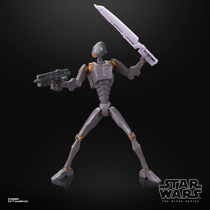 Star Wars Seria Neagră Commander Droid, Star Wars: Războiul Clonelor Premium colecționabil Figura de acțiune (15 Cm)