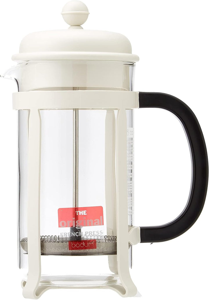 Cafetieră Bodum 1908-913 Java, 8 căni, 1 L, multistrat, albă, 10,6 x 16,3 x 24,5 cm