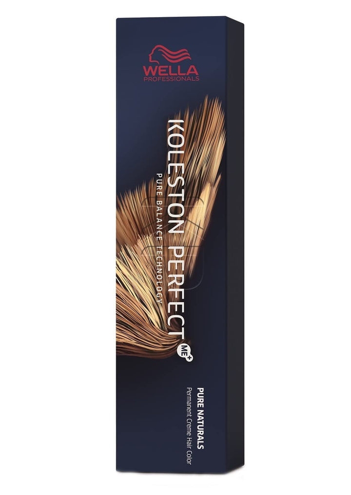 WELLA Koleston Perfect ME KP Pure Naturals 6/0 Culoare de păr blond închis, pachet de 2 Vopsea pentru par Naty Shop Maro 60 Ml (1 pachet)