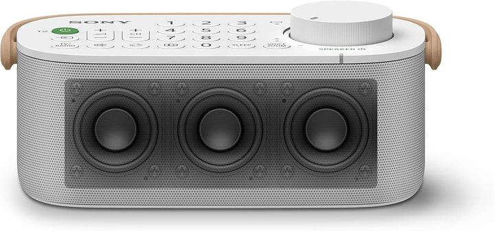 Sony Difuzor TV portabil fără fir pentru persoanele cu deficiențe de auz și vârstnici - alb (SRSLSR200.CE7), mărime unică
