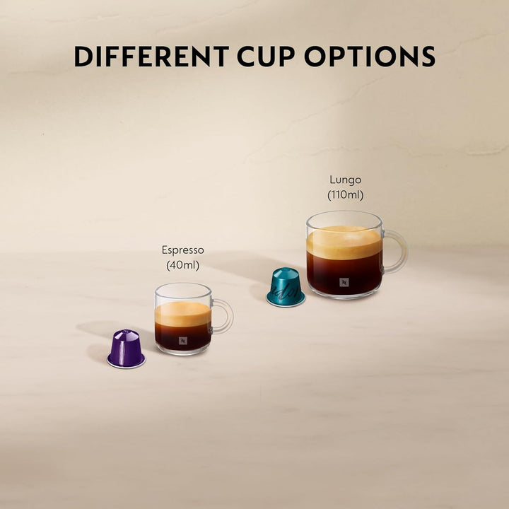 Espressor cu capsule Nespresso Krups Inissia XN1001, Timp scurt de încălzire, Dimensiuni compacte, Cantitate de cafea reglabilă, Buton de selecție directă, Ejectare automată a capsulelor, 0,7 L, 34,2 x 19,1 x 32,7 cm, Alb