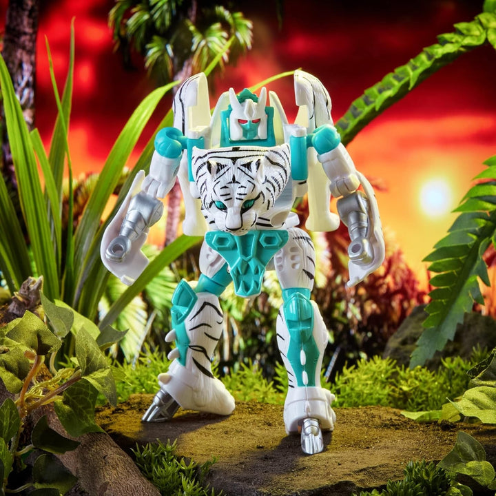 Transformers Toy Vintage Beast Wars, Tigatron Action Figure To Collect (12.5 Cm), pentru adulți și copii 8+, F4225, Multi, mărime unică
