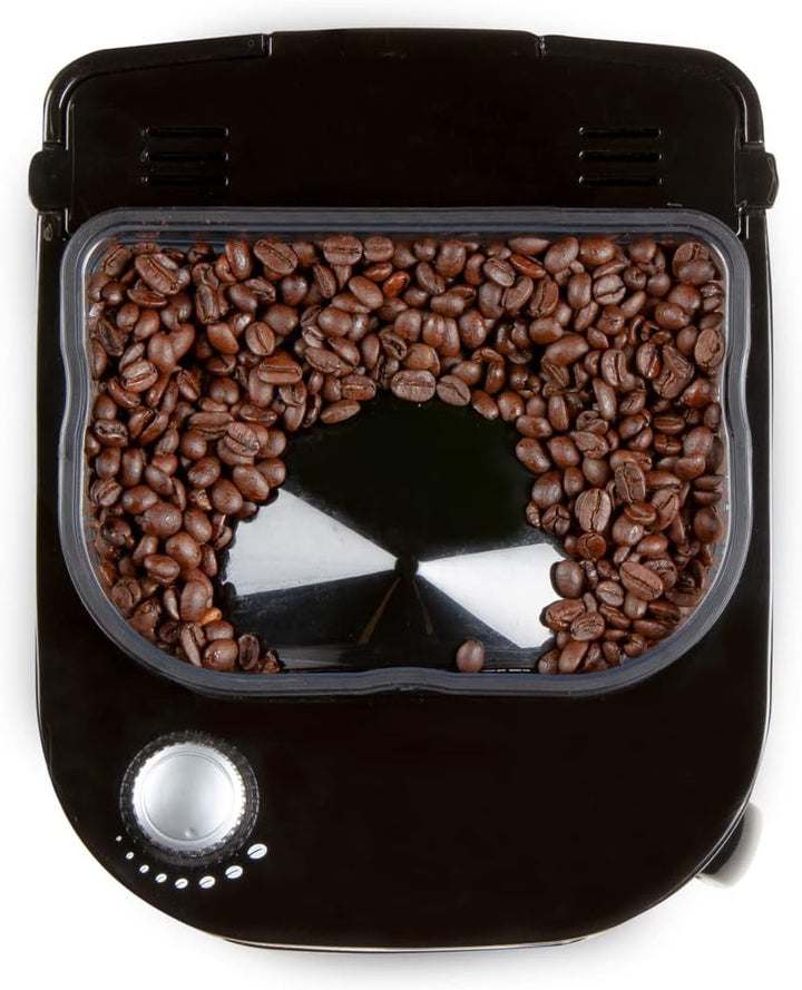 DOMO DO721K Espressor de cafea măcinat și preparat - Funcție boabe-la-cană - Afișaj LCD - Pentru cafea măcinată sau boabe întregi - 1,5 L