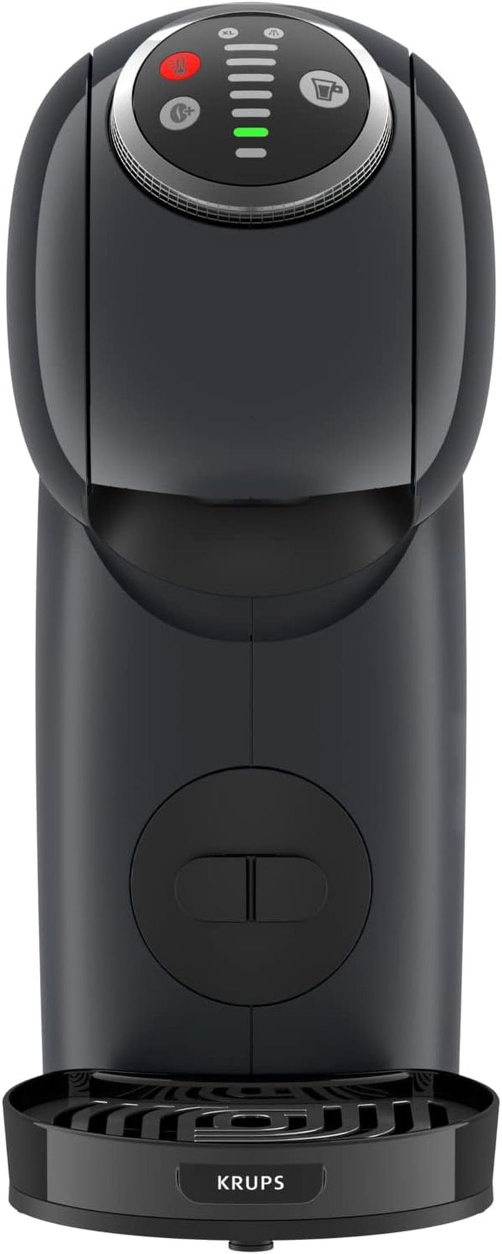 NESCAFÉ Dolce Gusto Genio S plus de Krups, Espressor compact cu capsule, Capacitate 0,8 litri, 1500 wați, Avertizare automată de detartrare, Cosmic Gray, KP340B