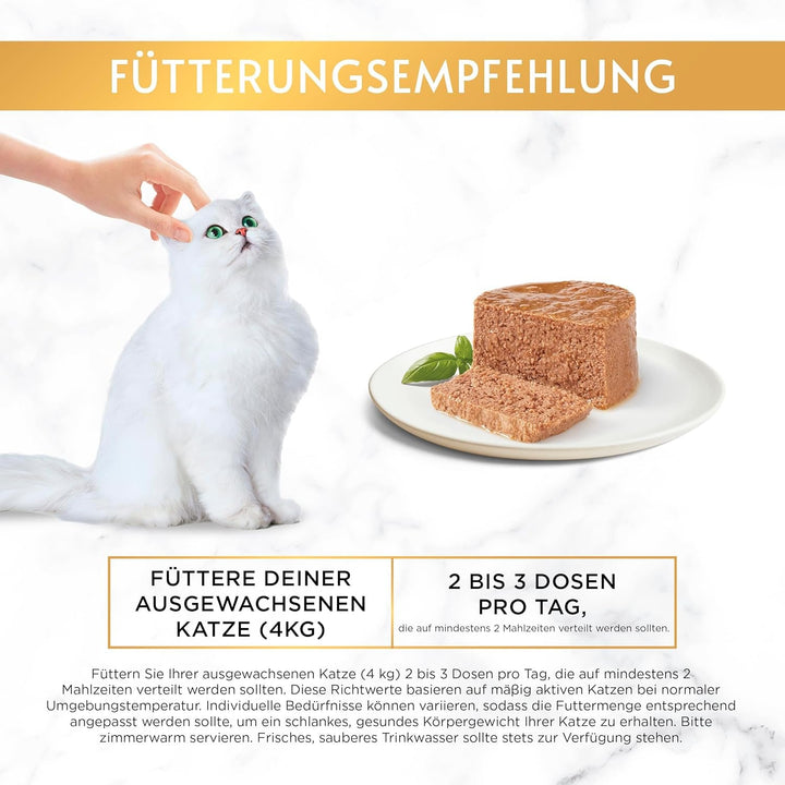 Gourmet Gold Fine Pâté With Vegetables Hrană umedă pentru pisici, cu păstrăv și roșii, 12Pack (12 X 85G)