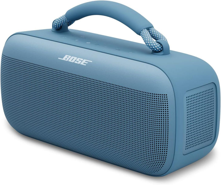 Bose Noua boxă portabilă Soundlink Max, boxă Bluetooth mare, impermeabilă, baterie cu autonomie de până la 20 de ore, USB-C, intrare auxiliară încorporată de 3,5 Mm, Blue Dusk