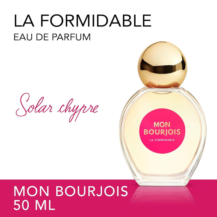 Bourjois Mon Bourjois La Formidable Eau De Parfum, Parfum Chipre aromat pentru femei, 50 ml