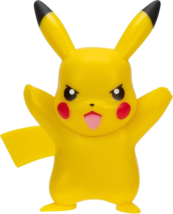 Pokémon PKW3586 - Battle Figure Pack - Pikachu și Schiggy, figuri oficiale detaliate, 5 cm fiecare