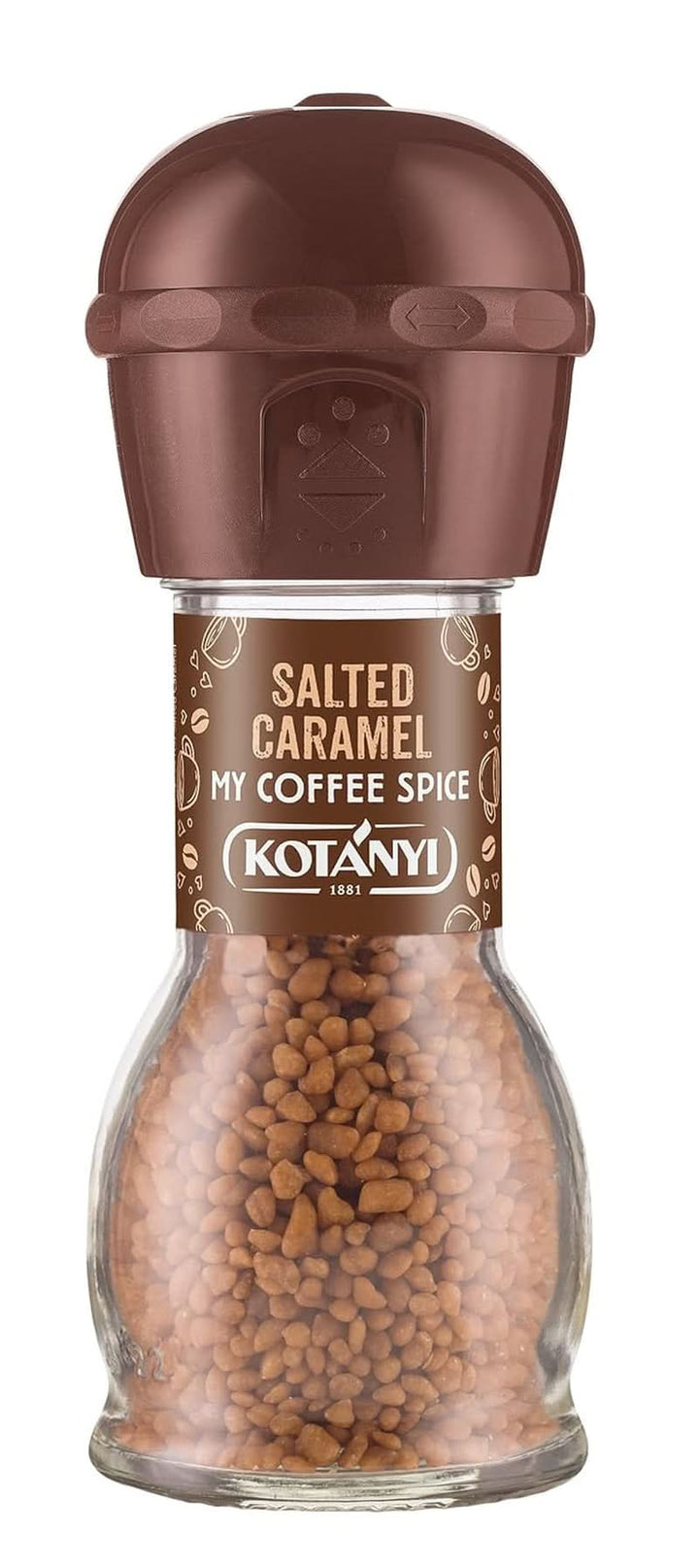 Topping pentru cafea Kotanyi Cacao Kiss | Ciocolată minunată cu bucăți fine de ciocolată, pachet de 4 (4 X 63 grame)