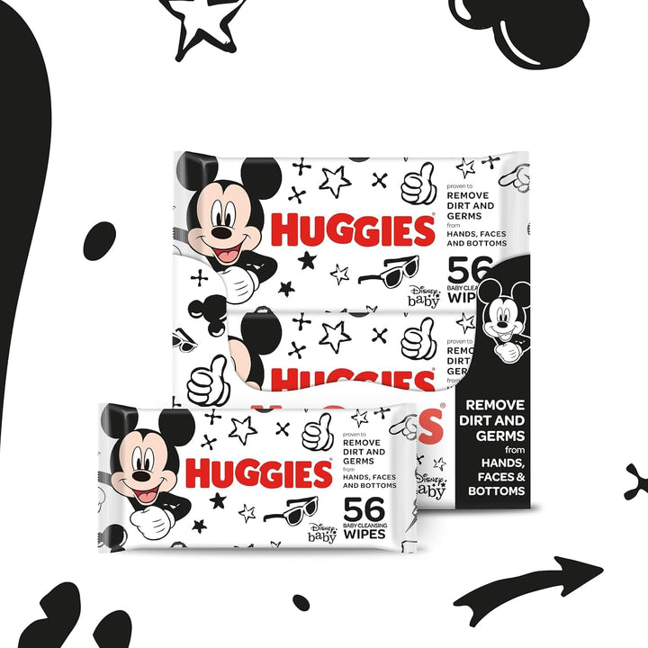 Huggies Baby-Feuchttücher Disney, Für Den Ganzen Körper, Dezent Und Frisch, 10 X 56 Tücher, Monatsbox