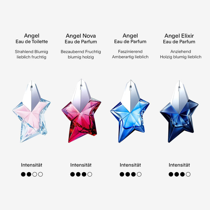 MUGLER Angel Eau De Toilette, Parfum pentru femei, Parfum gurmand fructat-floral, Parfum energic, 100 ml