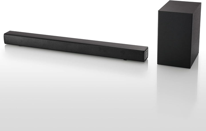 Panasonic SC-HTB150 Soundbar (Kabellos Und Verkabelt, Mit Kabellosem Subwoofer, 2.1-Kanal, Soundbar-Lautsprecher, 100 W, Bassreflex, HDMI), Schwarz