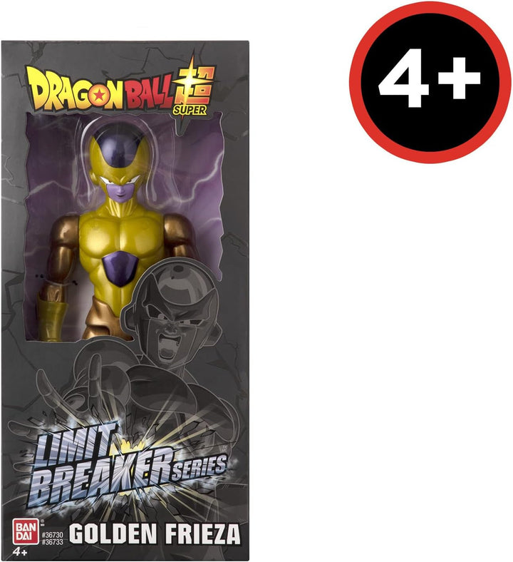 BANDAI - Dragon Ball Super - Golden Freezer - Limit Breaker Figure 30 Cm - Licența oficială Dragon Ball - Big Articulated Freezer Figure - Frieza Figure - Toy For Kids 4+ Years - 36733