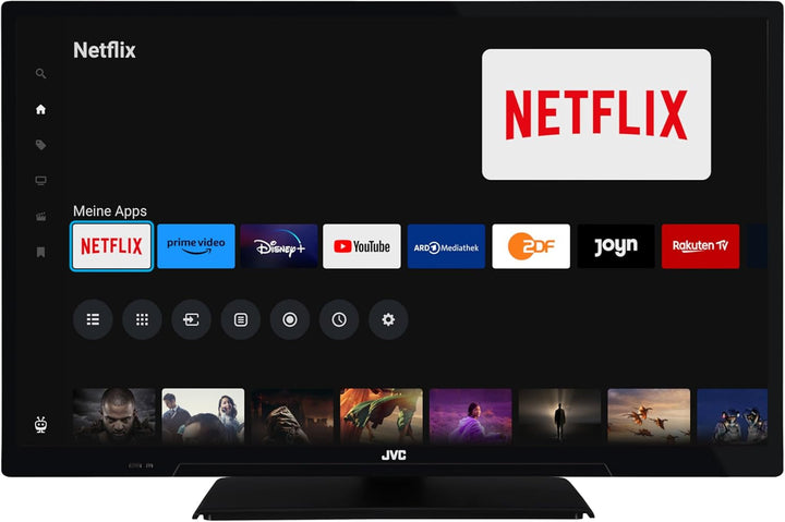 JVC Fernseher 32 Zoll Smart TV Powered by Tivo (Hd-Ready, HDR, Triple-Tuner, 6 Monate HD+ Inkl.) LT-32VH5355