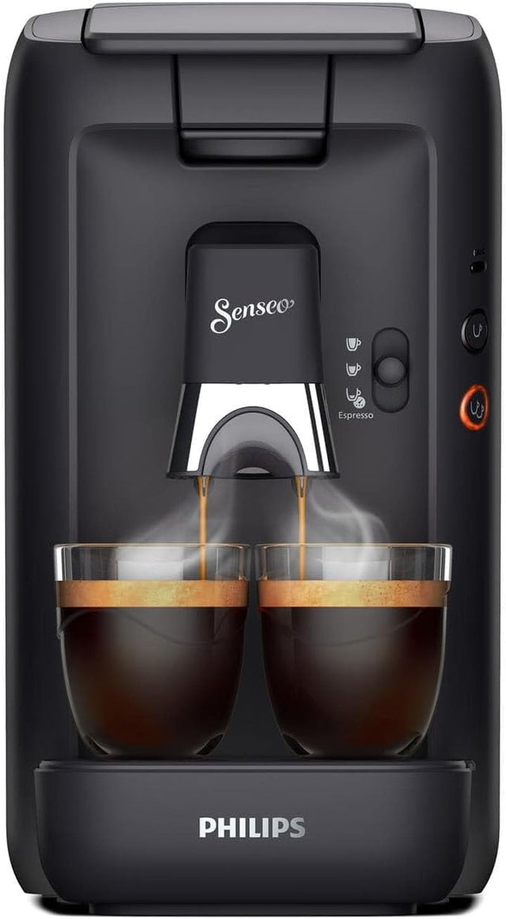 Aparat de cafea cu doze Philips Senseo Maestro STAR - Tehnologie Intense plus, Calitate espresso perfectă, Rezervor de apă de 1,2 litri, Design ecologic, Funcție Memo, Indicator de detartrare (CSA260/10)