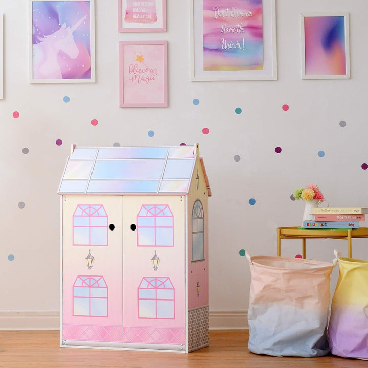 Olivias Little World Glasshouse Kids 12" Doll House & 10 Accesorii Pentru Păpuși 3.5" Multi Td-12518D