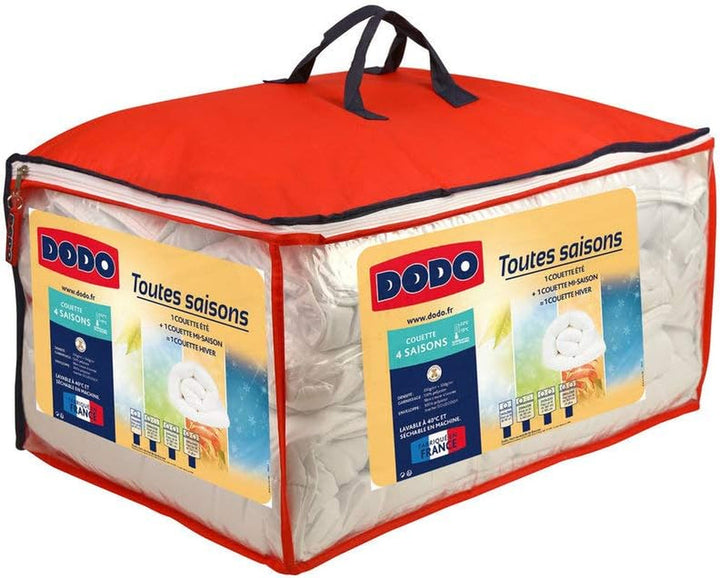 DODO 25665 Pentru 4 anotimpuri Cuvertură 140 X 200 Cm Poliester Alb Plapumi si pilote Naty Shop 260X240 Cm