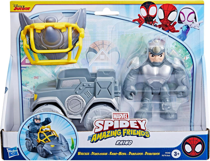 Set de jucării Marvel Spidey And His Super Friends Rhino-Mobile