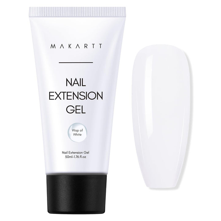 Makartt Poly Nail Extension Gel - 50 ML Extension Builder Acrylic Poly Nägel Aufbaugel Extender Gel Für Gelnägel Für Nagelverlängerung, Nagelstärkung, Nail Art Dekoration(Transparent)