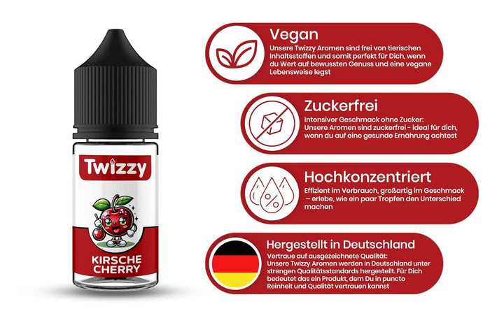 Twizzy, Aroma concentrata Cirese, 30 ml