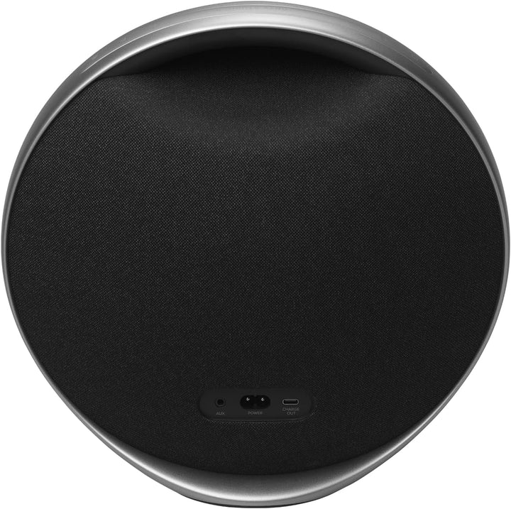 Harman Kardon Onyx Studio 9, Difuzor Bluetooth portabil cu conexiune Auracast pentru mai multe difuzoare, auto-tuning adaptiv, port de încărcare USB, autonomie 8 ore, negru