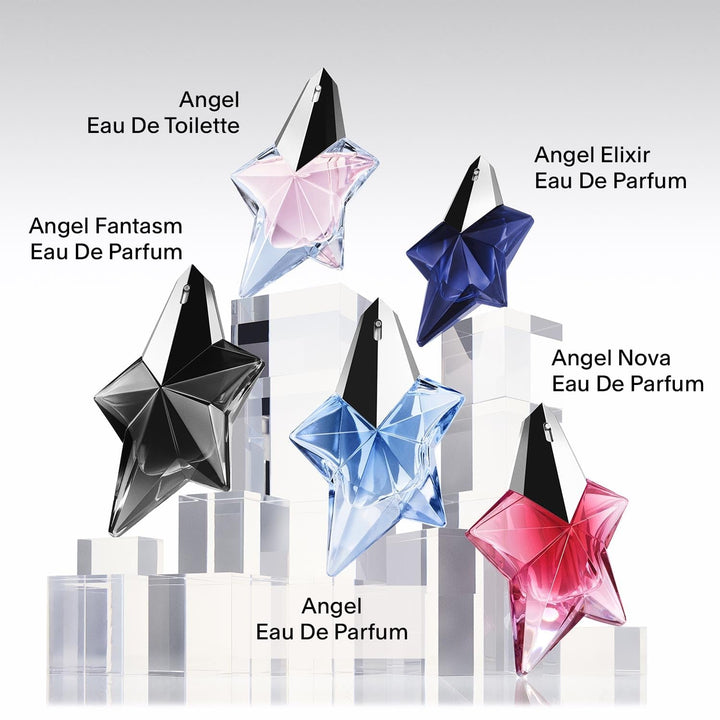 MUGLER Angel Elixir, Apă de Parfum, Parfum pentru femei, Aromă lemnoasă și gurmandă, Parfum seducător, Reîncărcabil