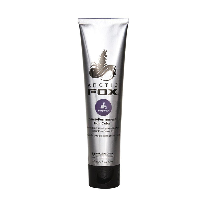 100% vegan și fără cruzime Vibrant Semi Permanent Hair Colour Dye - Purple AF 165 ml e Vopsea pentru par Naty Shop