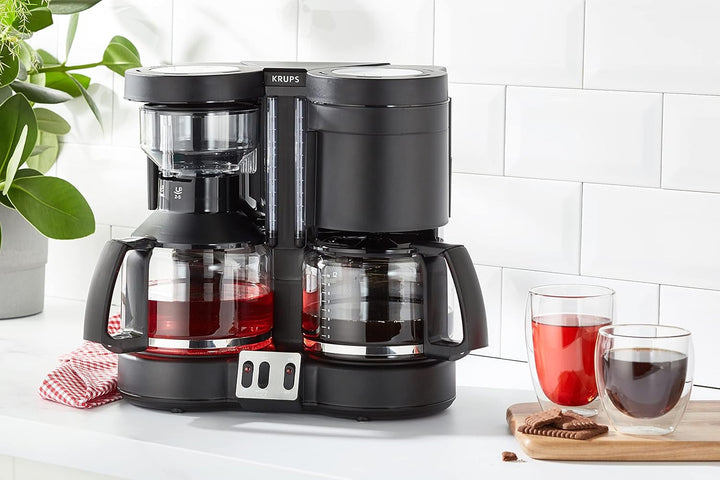 Krups KM8508 Duothek plus aparat de cafea dublu, plastic, 20 Unknown_Modifier, negru