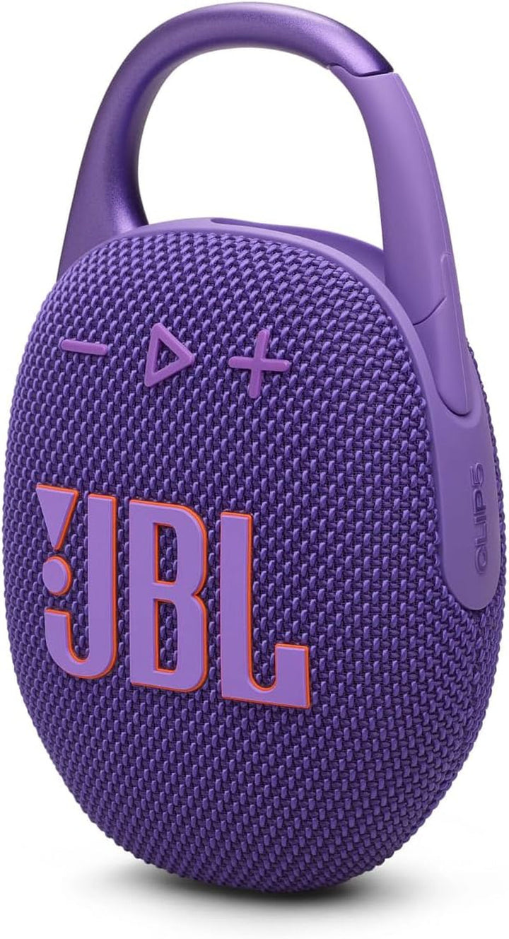 JBL Clip 5 - albastru - boxă portabilă Bluetooth cu sunet JBL Pro, bas profund și funcție Playtime Boost - rezistentă la apă și praf - 12 ore de funcționare