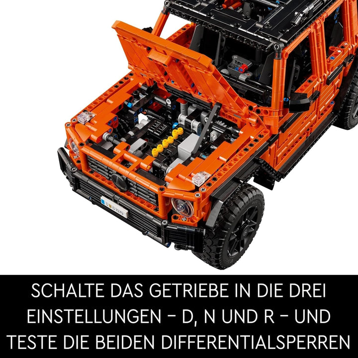 LEGO Technic Mercedes-Benz G 500 Professional Line, set de construcție cu model de mașină G-Class, cadou pentru adulți, set de vehicule de lux de teren, obiect de colecție Mercedes, mașină de jucărie 42177