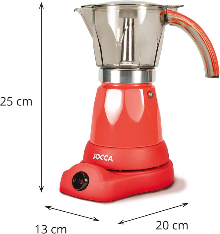 Expresor electric Jocca cu bază 360°, capacitate 6 cești