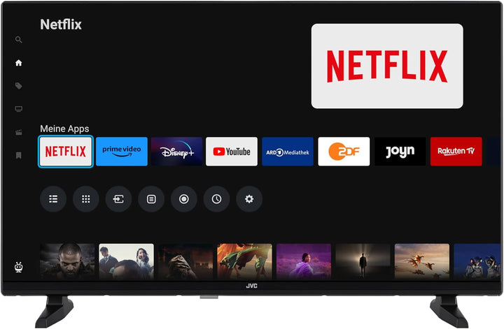 JVC Fernseher 32 Zoll Smart TV Powered by Tivo (Hd-Ready, HDR, Triple-Tuner, 6 Monate HD+ Inkl.) LT-32VH5355