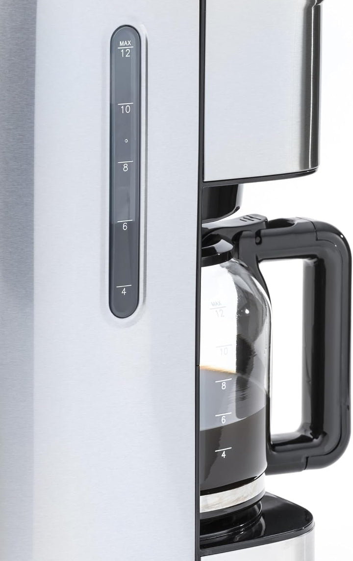 Espressor SYBF-CM019, oțel inoxidabil, 1,5 litri, negru/oțel inoxidabil
