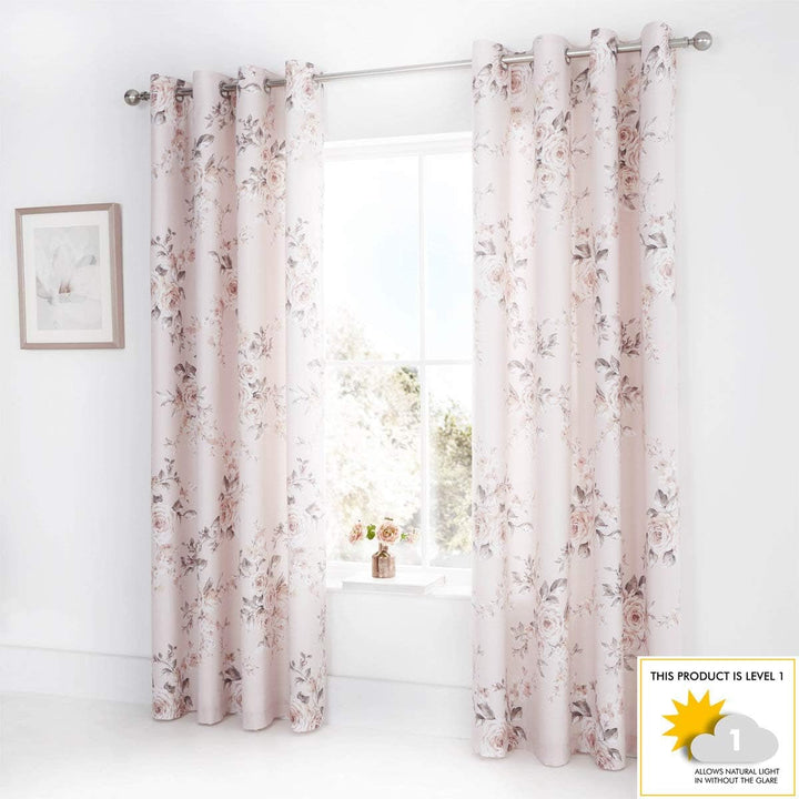 Catherine Lansfield Canterbury cuvertură de pat, ușor de întreținut, Blush, cuvertură de pat - 220X230Cm Paturi si Cuverturi Catherine Lansfield