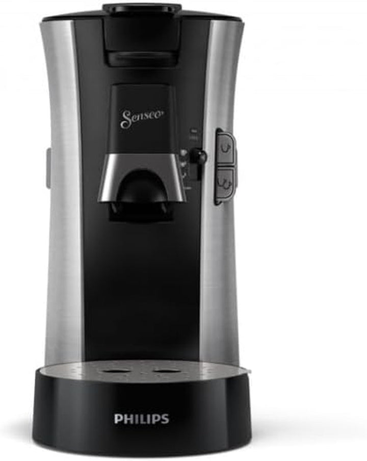Philips CSA250/11 Espressor cu capsule Senseo Select Eco, Intensity Plus, Crema Plus, funcție Memo, oțel periat