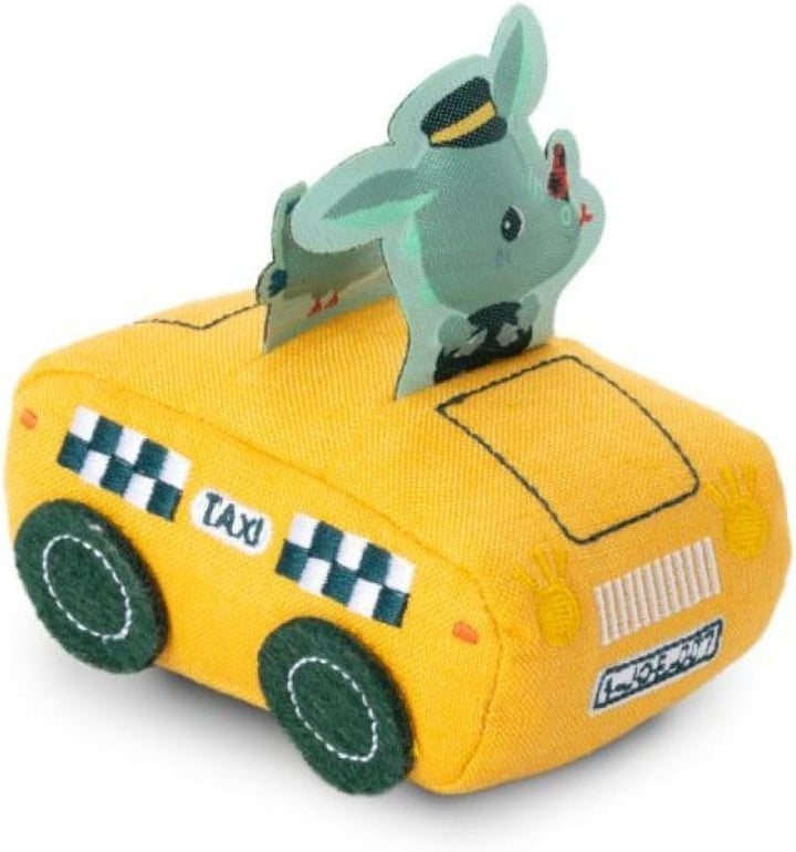 Lilliputiens - Mașina cu fricțiune Marius Rinocerul - Jucărie muzicală și senzorială - Încurajează abilitățile motorii, imaginația și creativitatea copiilor mici - Jucărie de învățare timpurie - De la 18 luni -83440 Jucarii Bebe Naty Shop Joe