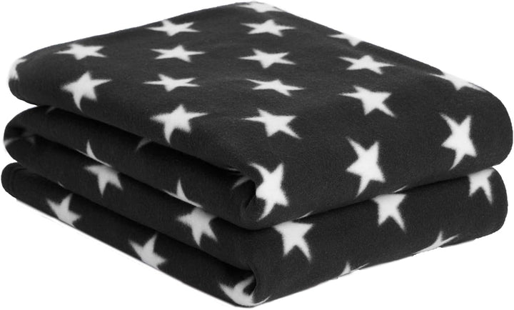 DREAMSCENE pătură confortabilă pătură pufoasă pătură fleece - living pătură cald iarna moale, canapea pătură, pătură canapea, pătură cuddly copii, living & pături cuddly 120X150Cm, canapea arunca pătură gri stele Paturi si Cuverturi Besuche den DREAMSCENE-Store Alb și negru 120 X 150 Cm