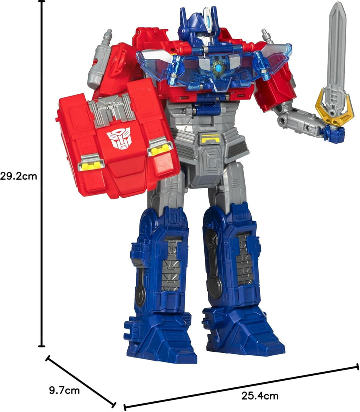 Transformers One Power Flip Optimus Prime (Orion Pax) figurină interactivă