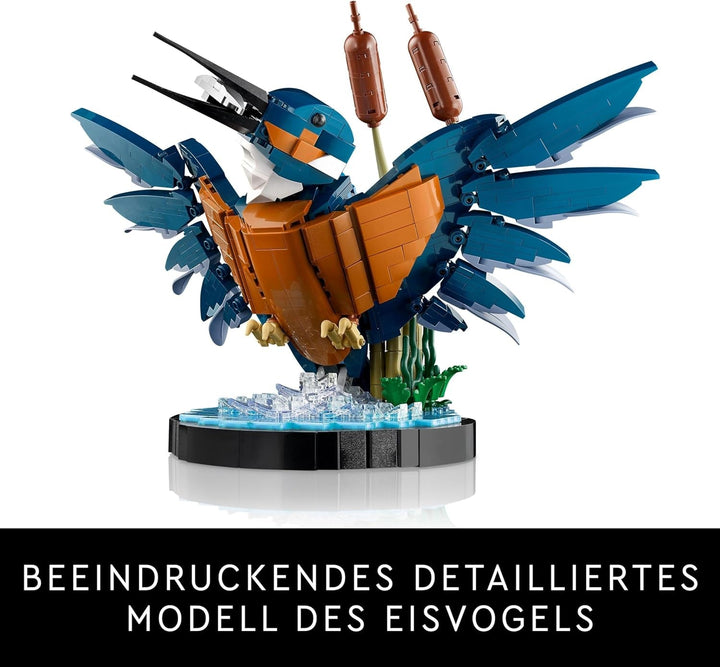 LEGO Icons Kingfisher Model Building Set pentru adulți, figură de pasăre pentru camera de zi sau birou, decorațiuni pentru casă și birou, cadou pentru iubitorii de păsări și ornitologi, femei și bărbați 10331