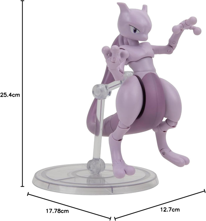 Pokémon Pkw2417-15Cm Select Figure - Mewtu, figură mobilă oficială