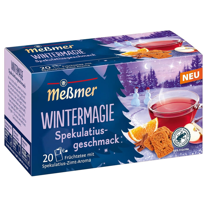 Meßmer Mere confiate | Ceai de fructe cu aromă de mere caramelizate | 20 pliculețe de ceai | Aromat și fructat