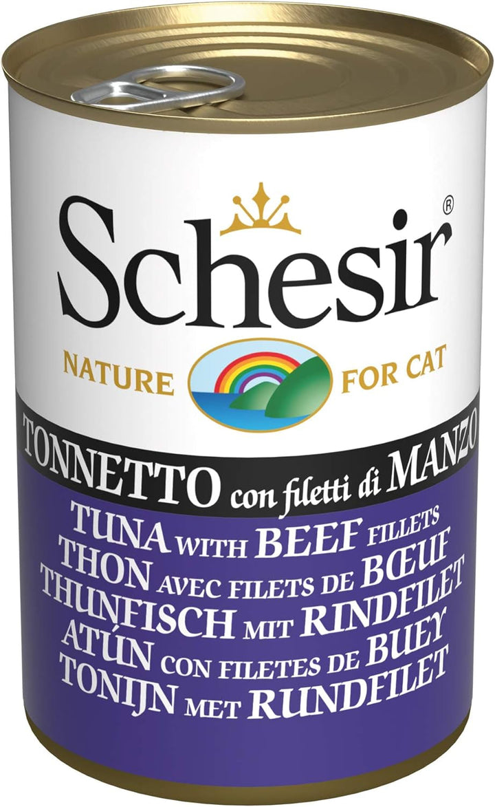 , Hrană umedă pentru pisici adulte, fileuri de pui în fileuri și jeleu 100% natural, pachet de 6 cutii X 85 G