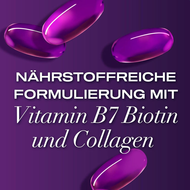 OGX Biotin & Collagen Shampoo (385 Ml), Kräftigendes Haarshampoo Für Feines & Dünnes Haar, Mit Vitamin B7 Biotin & Kollagen, Ohne Sulfate