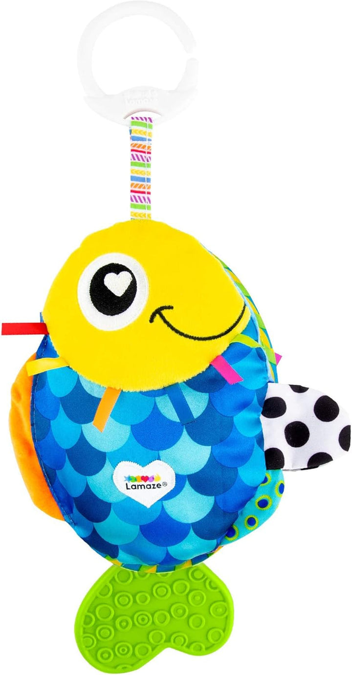 Jucărie pentru copii Lamaze "Căpitanul Calamari, caracatița pirat" Clip & Go, jucărie de înaltă calitate pentru copii mici, consolidează relația părinte-copil, jucărie pentru copii, 0-6 luni Jucarii Bebe Naty Shop Peștele Flippy