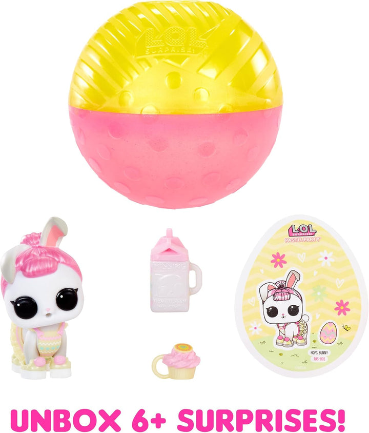 L.O.L. Surprise! Pastel Party Hops Tot - 1 păpușă ediție specială cu 6 surprize, inclusiv modă și accesorii magice de primăvară, două păpuși de colecționat, pentru copii de la 4 ani în sus