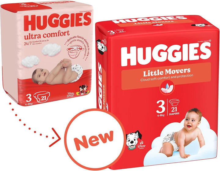 Huggies Ultra Comfort-Windelhöschen, Größe 3 (6-11 Kg), Packung Mit 88 Windelhöschen