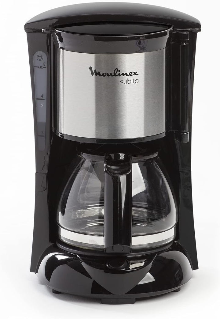FG150825 Subito Cafetière Filtre Electrique, negru/oțel inoxidabil