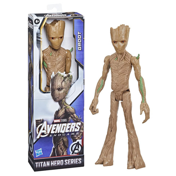 Hasbro Marvel Avengers Titan Hero Series Groot, 30 Cm Big Figure for Avengers: Endgame, Jucărie Marvel pentru copii cu vârsta peste 4 ani