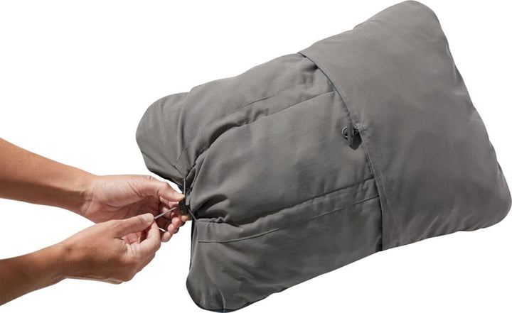 Therm-A-Rest Cascade Pernă compresibilă cu cordon, Pernă de camping, Culoare: Topowave, Dimensiune: L